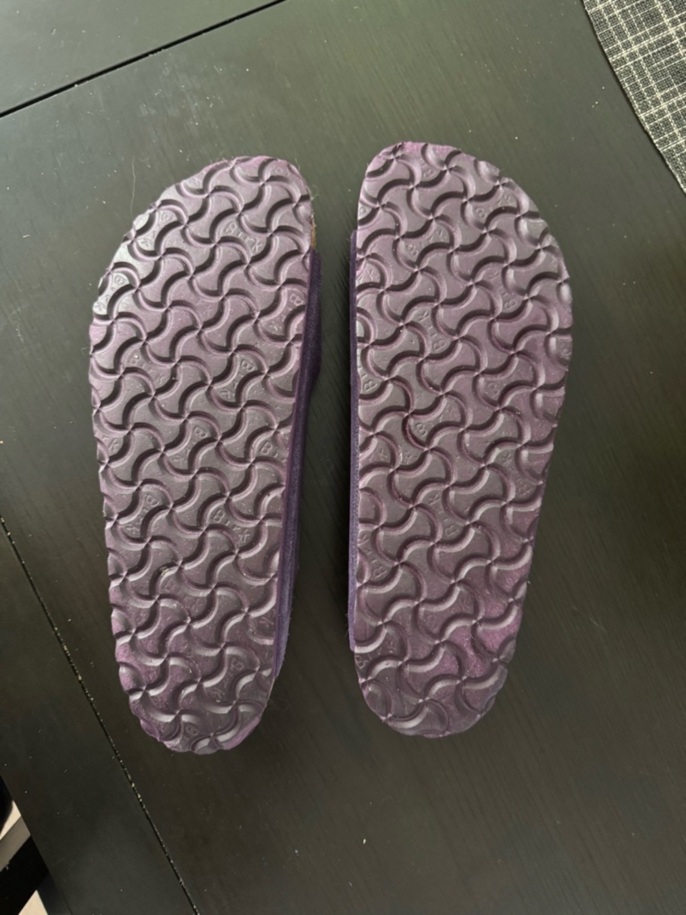 Birkenstock Purple Suede Two-Buckle Arizona 41 (10) - Picture 6 of 15